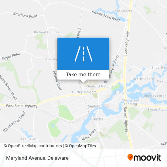 Mapa de Maryland Avenue