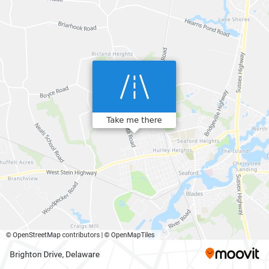 Brighton Drive map