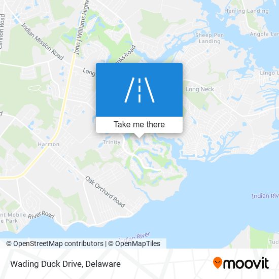 Mapa de Wading Duck Drive