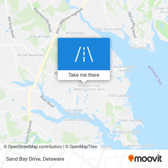 Sand Bay Drive map