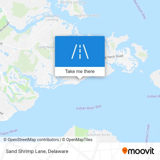 Sand Shrimp Lane map