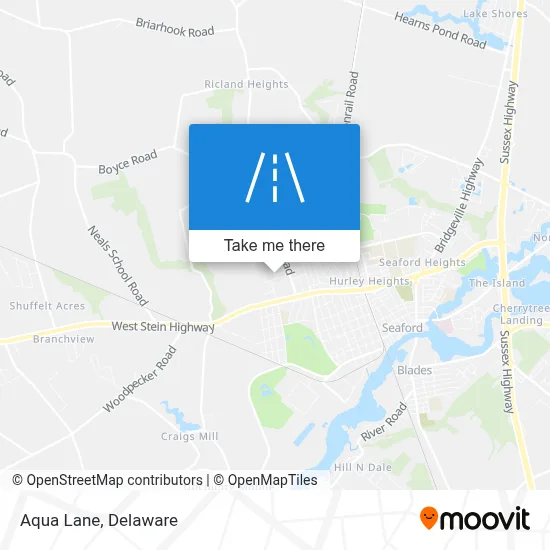 Aqua Lane map