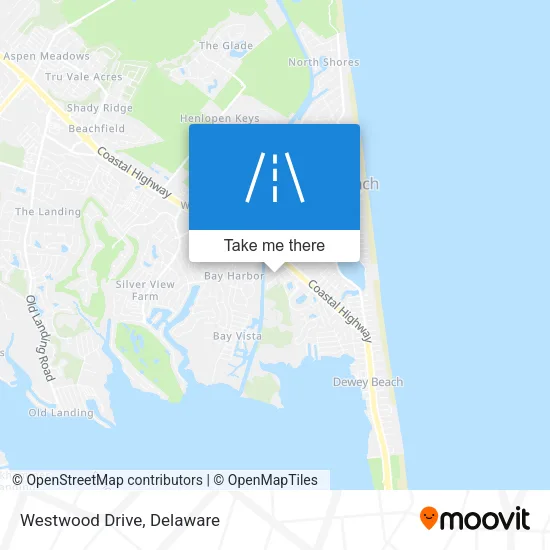 Westwood Drive map