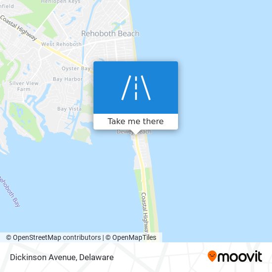 Dickinson Avenue map