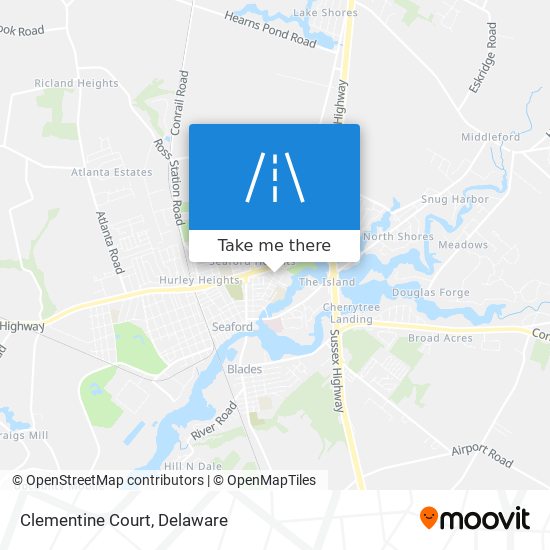 Mapa de Clementine Court