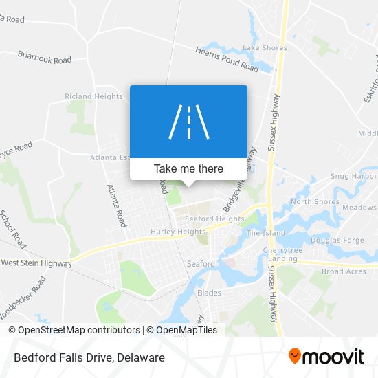 Mapa de Bedford Falls Drive