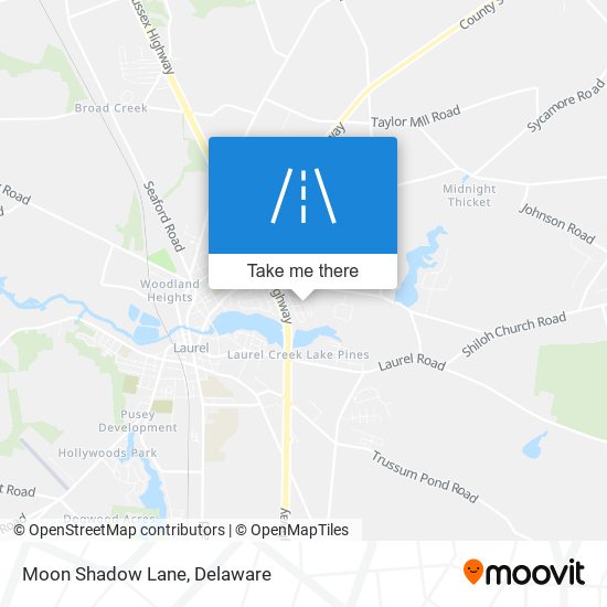 Mapa de Moon Shadow Lane
