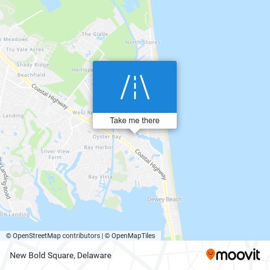 Mapa de New Bold Square