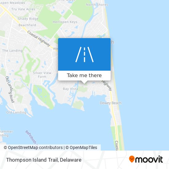 Mapa de Thompson Island Trail