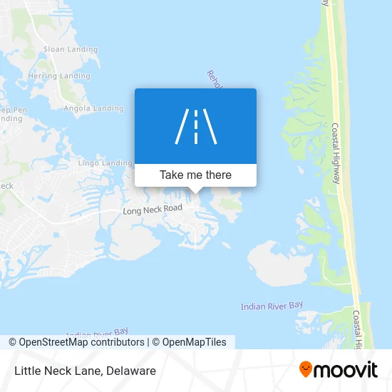 Little Neck Lane map