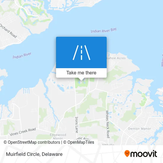 Muirfield Circle map