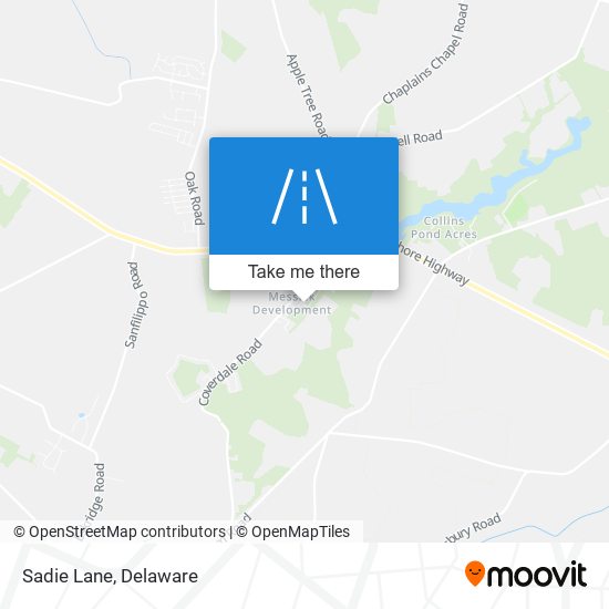 Mapa de Sadie Lane