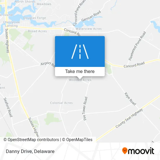 Danny Drive map