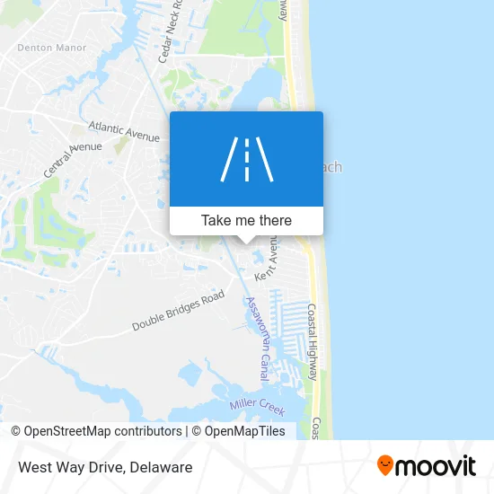 West Way Drive map