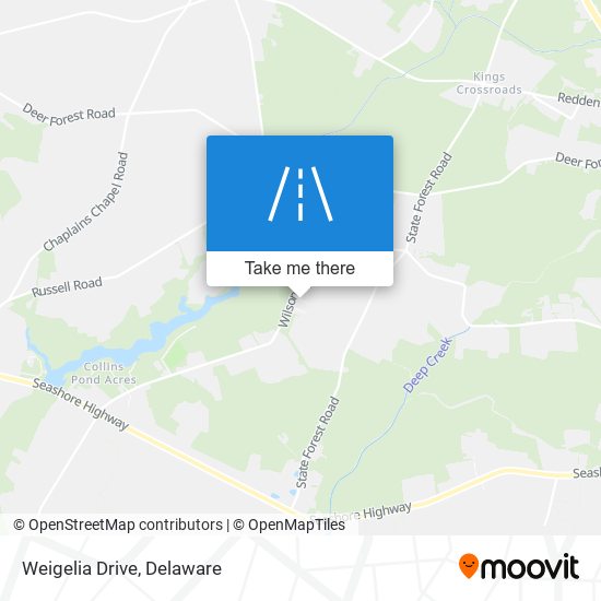 Mapa de Weigelia Drive