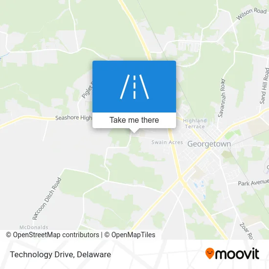 Technology Drive map