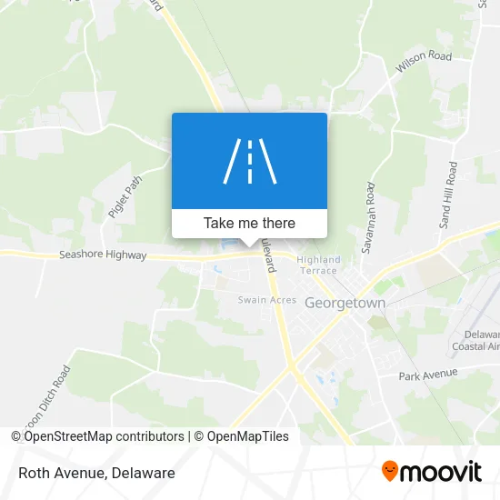 Roth Avenue map