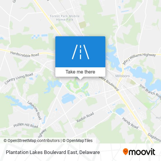 Mapa de Plantation Lakes Boulevard East
