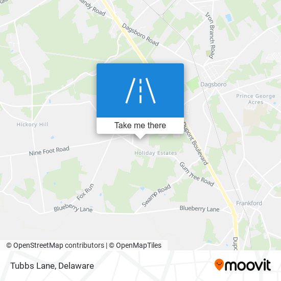 Mapa de Tubbs Lane