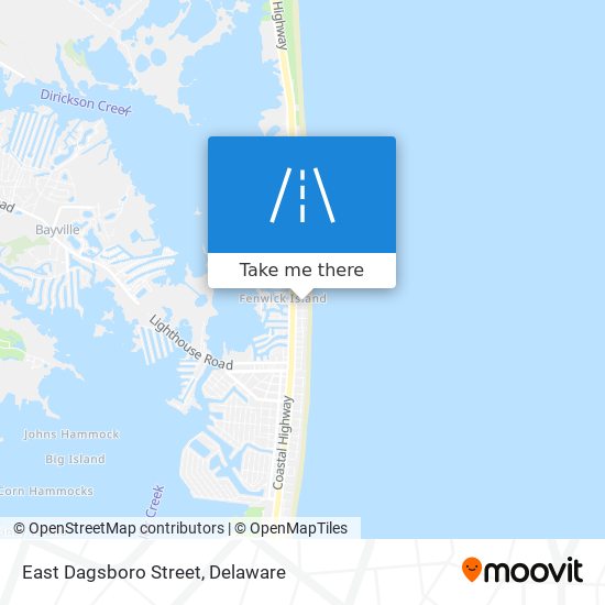 Mapa de East Dagsboro Street