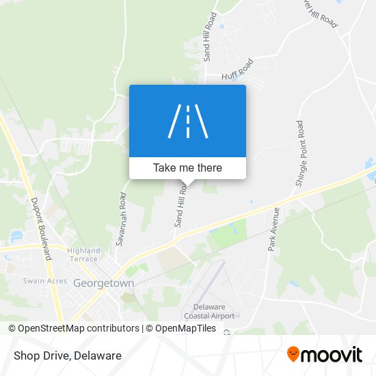 Shop Drive map