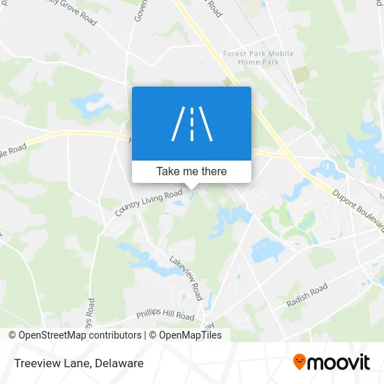 Treeview Lane map