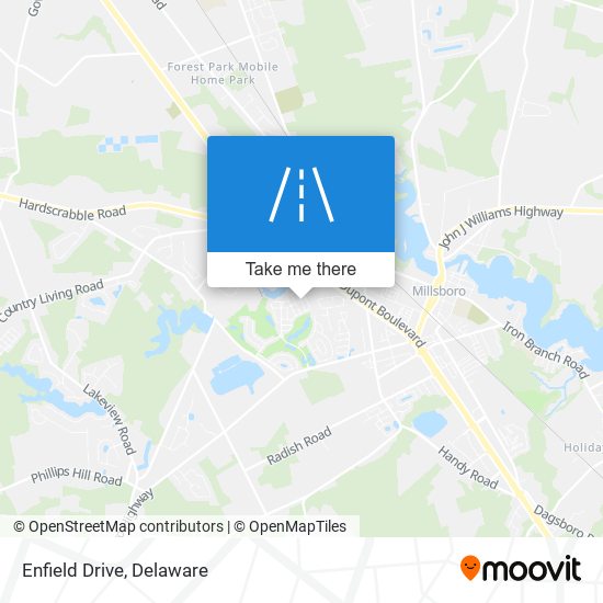 Mapa de Enfield Drive