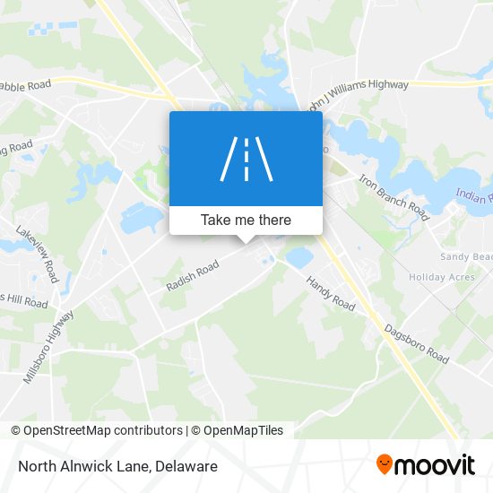 Mapa de North Alnwick Lane