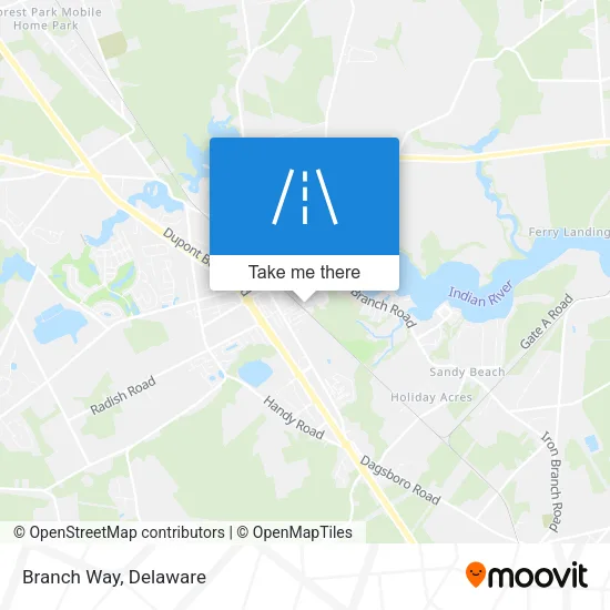 Branch Way map