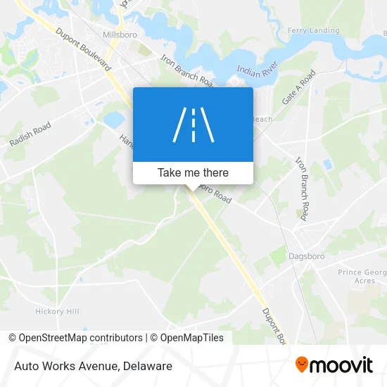 Auto Works Avenue map