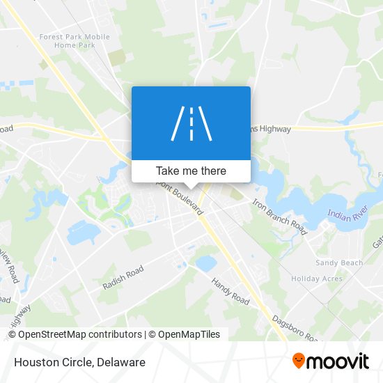 Mapa de Houston Circle