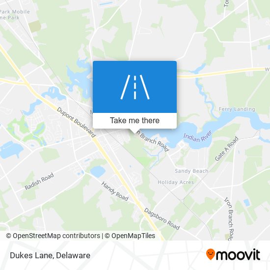 Mapa de Dukes Lane