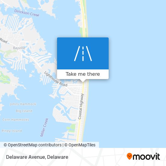 Mapa de Delaware Avenue