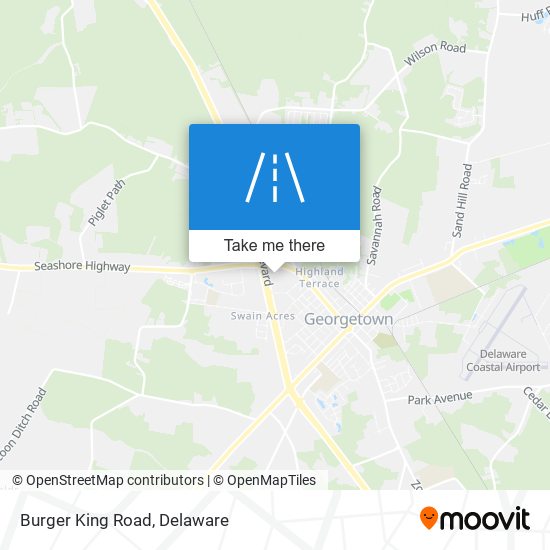 Burger King Road map