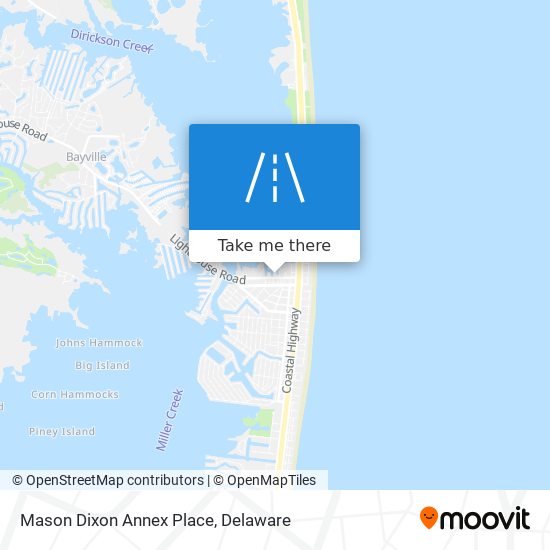 Mason Dixon Annex Place map