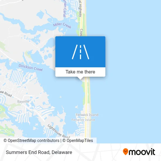 Summers End Road map