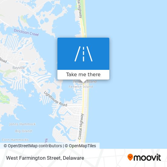 West Farmington Street map