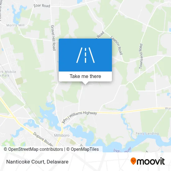 Nanticoke Court map