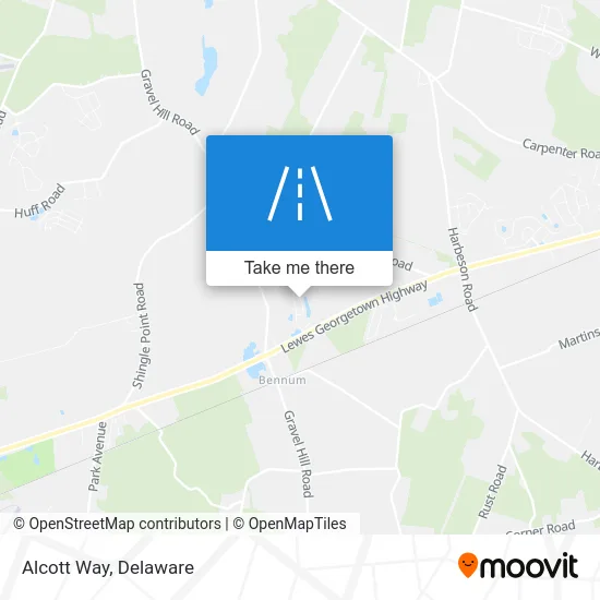 Alcott Way map