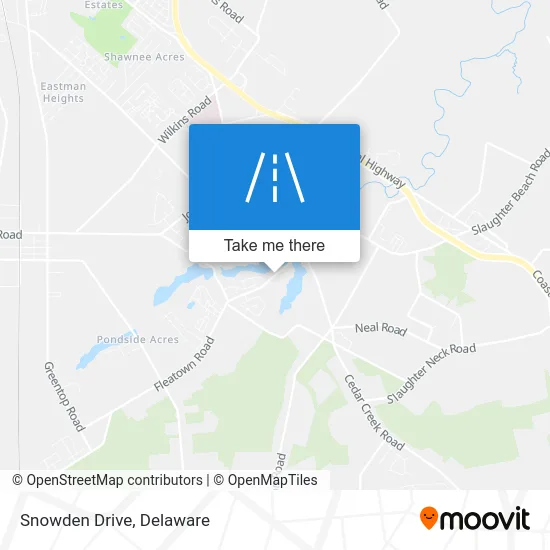 Snowden Drive map