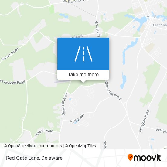 Mapa de Red Gate Lane