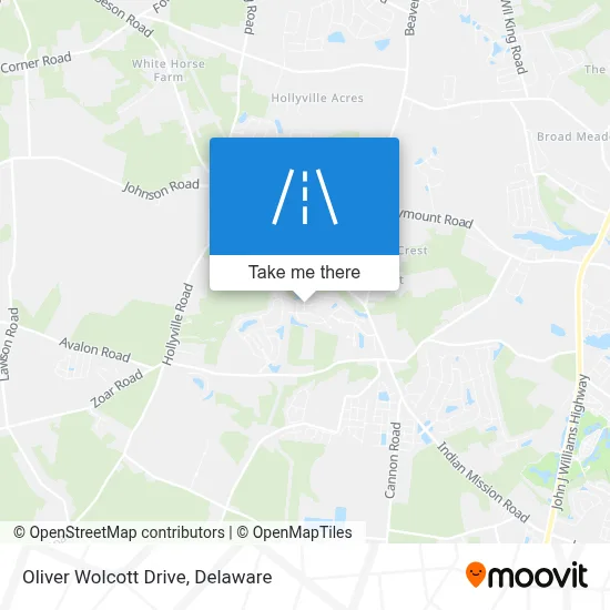 Oliver Wolcott Drive map