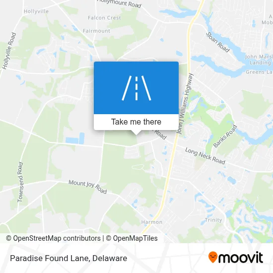 Paradise Found Lane map