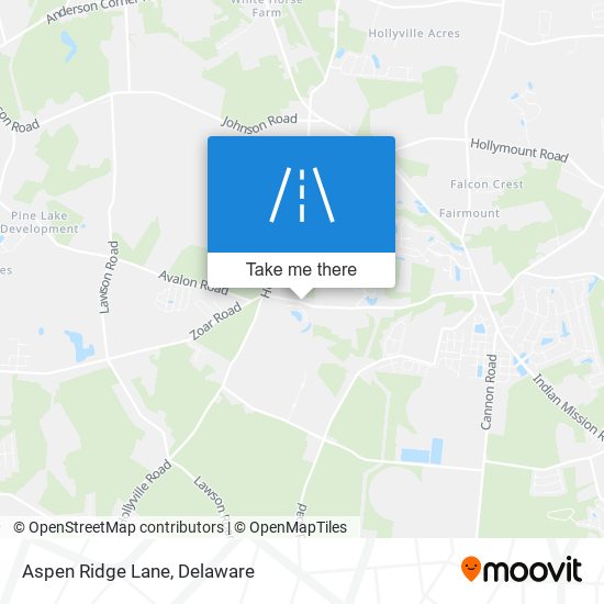 Mapa de Aspen Ridge Lane