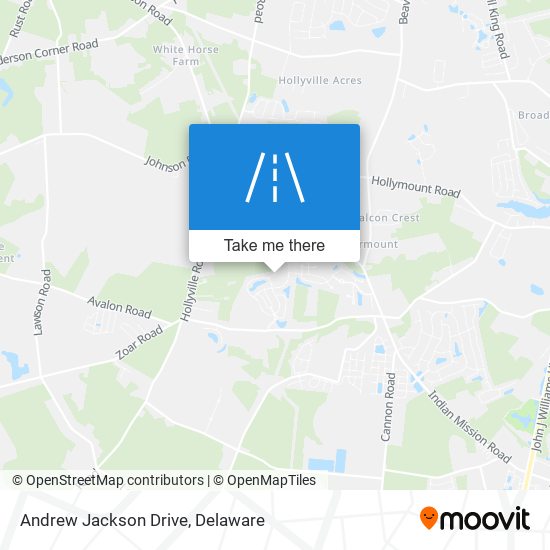Andrew Jackson Drive map