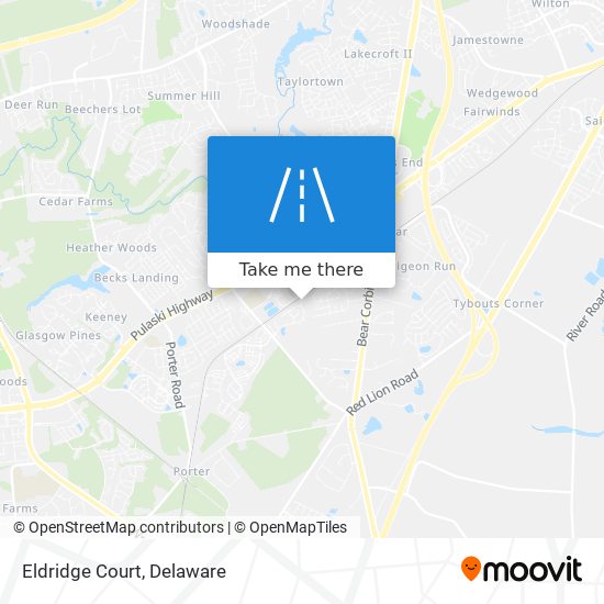Mapa de Eldridge Court