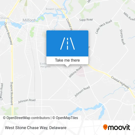 West Stone Chase Way map