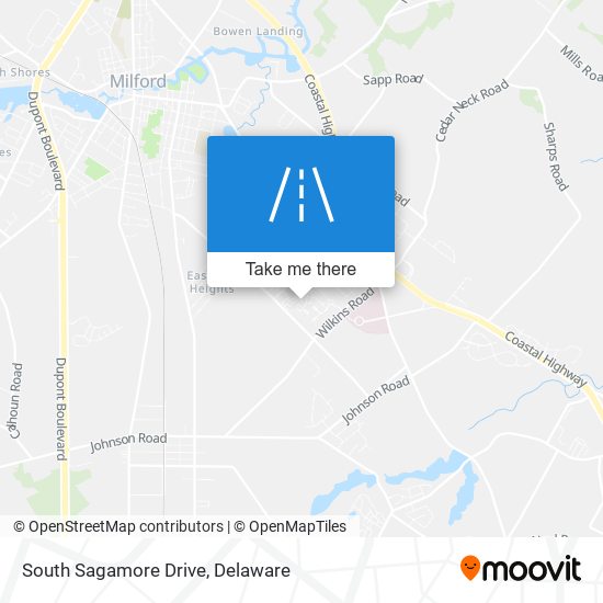 South Sagamore Drive map