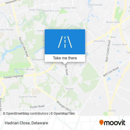 Hadrian Close map