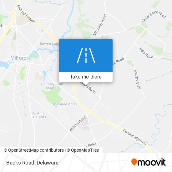 Mapa de Bucks Road